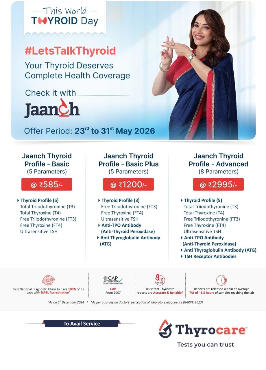 Jaanch Thyroid Profile offer — Greater Noida West