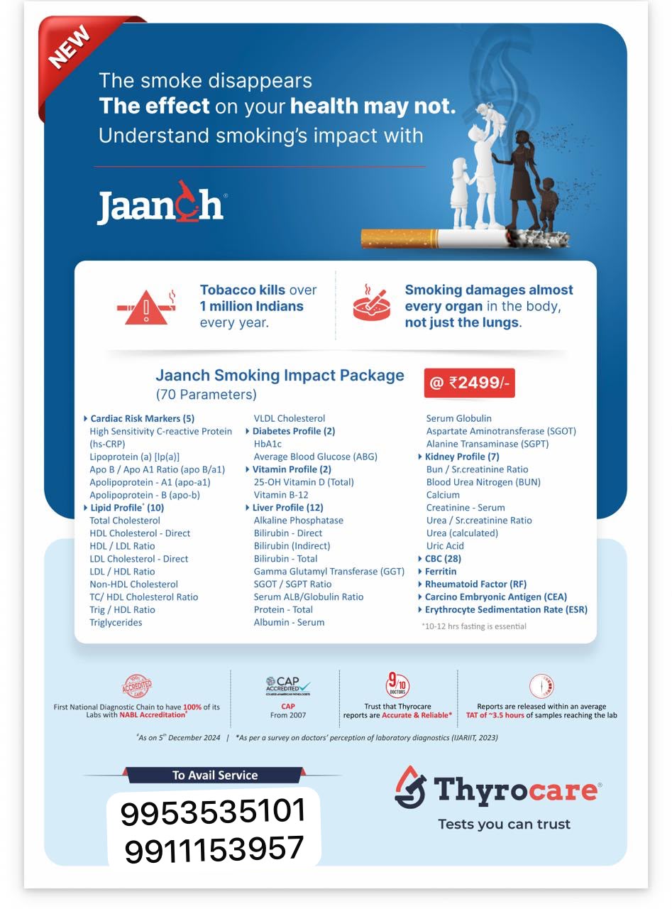 Jaanch Smoking Impact Package